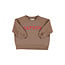 Piupiuchick sweatshirt | brown w/ "captain" print
