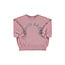 Piupiuchick oversized sweatshirt | pink w/ "lunch break" print