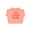 Piupiuchick sweatshirt w/ collar | pink w/ apple print