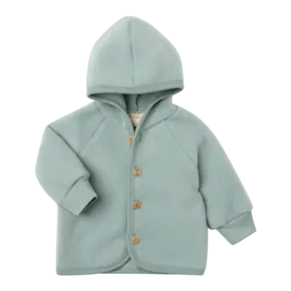 Engel Wolfleece jas -Mountain blue melange