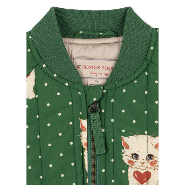 Konges Slojd JUNO PRINTED BOMBER JACKET cats