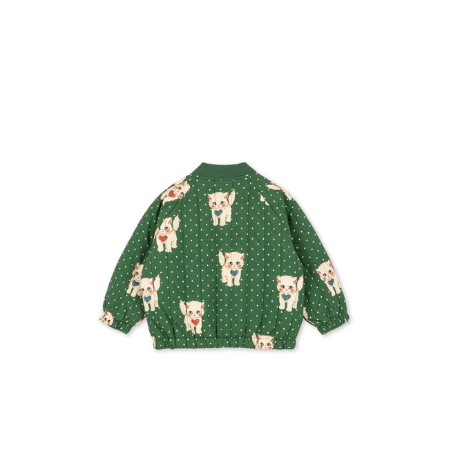 Konges Slojd JUNO PRINTED BOMBER JACKET cats