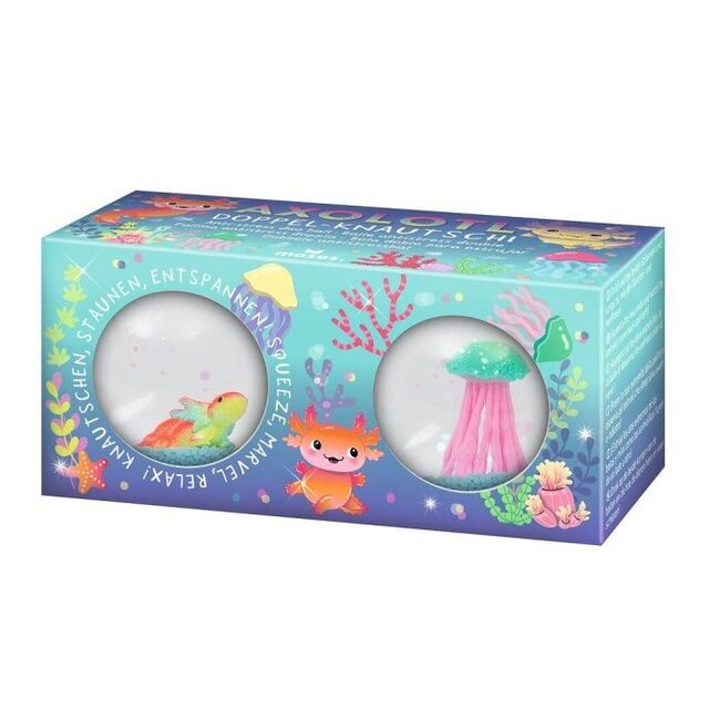 Moses Axolotl dubbele anti stressbal