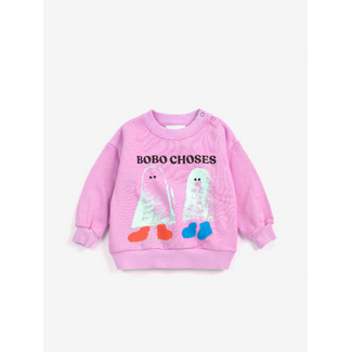 Bobo Choses Booty Ghosts sweatshirt baby pink