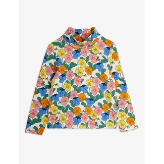 Mini Rodini Violas aop turtleneck
