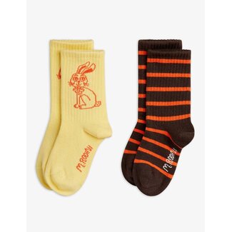Mini Rodini Rabbit 2-pack socks