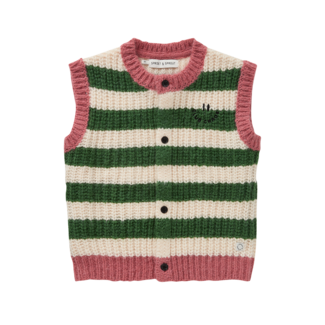 Sproet & Sprout Knitted vest stripes