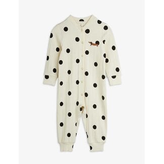 Mini Rodini Dots aop dog jumpsuit