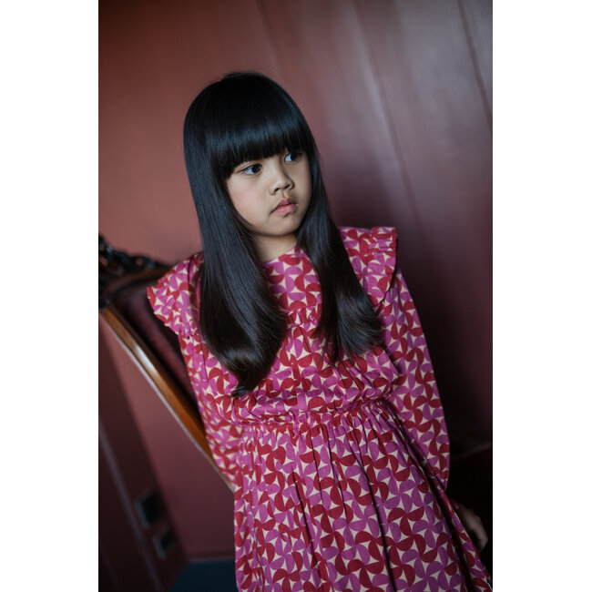 Ruffle Dress Grafic | Multi Color