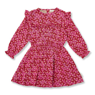 Ruffle Dress Grafic | Multi Color
