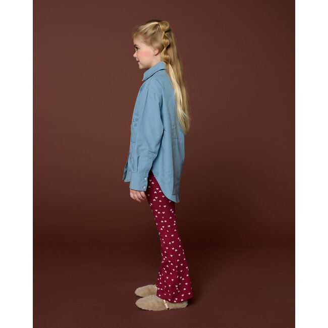Bowie Flared Pants | Hearts AOP