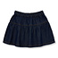 Denim Mini Ruffle Skirt | Dark Blue