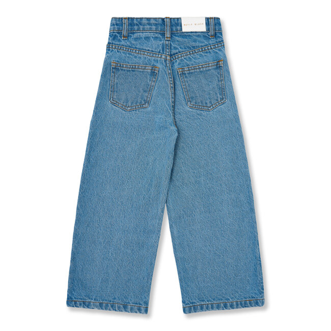 Wide leg Jeans | Mid Blue