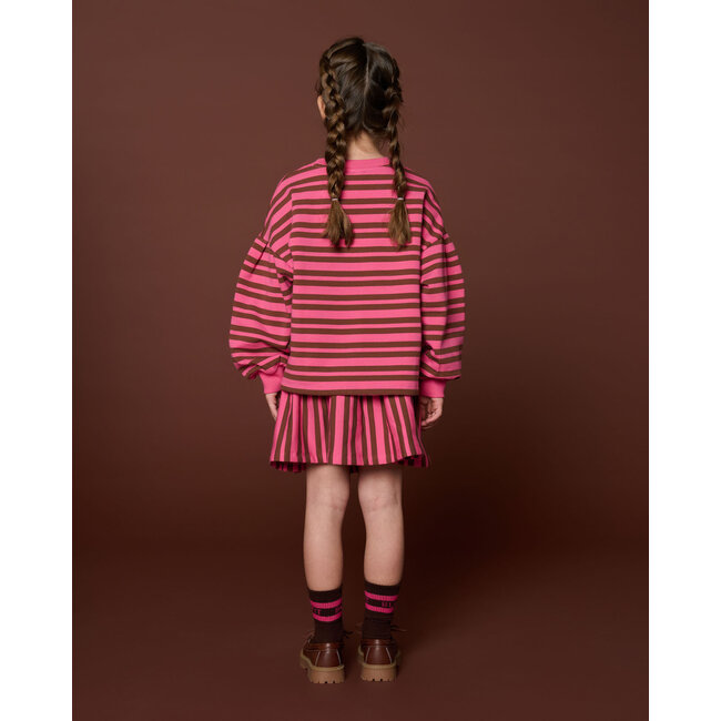 Easy Sweater Stripe | Stripe Pink/Brown