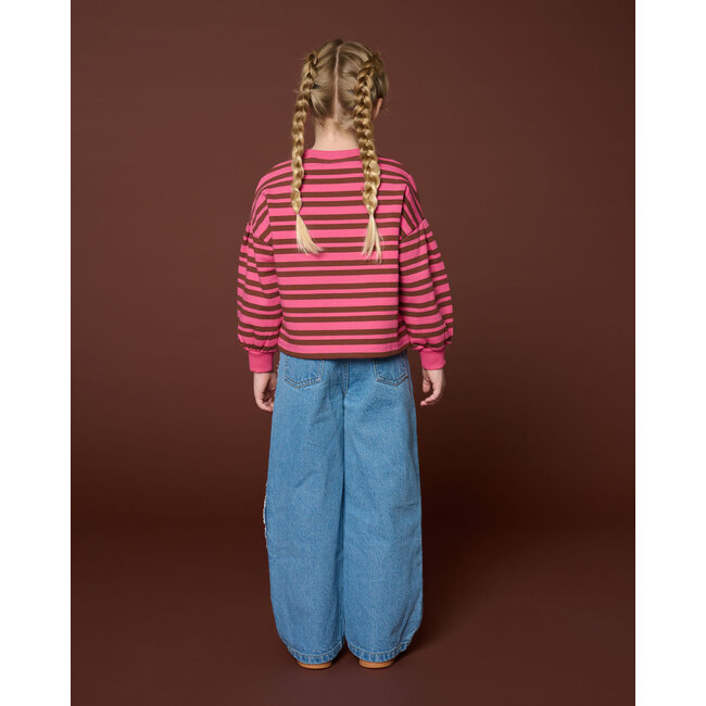 Easy Sweater Stripe | Stripe Pink/Brown