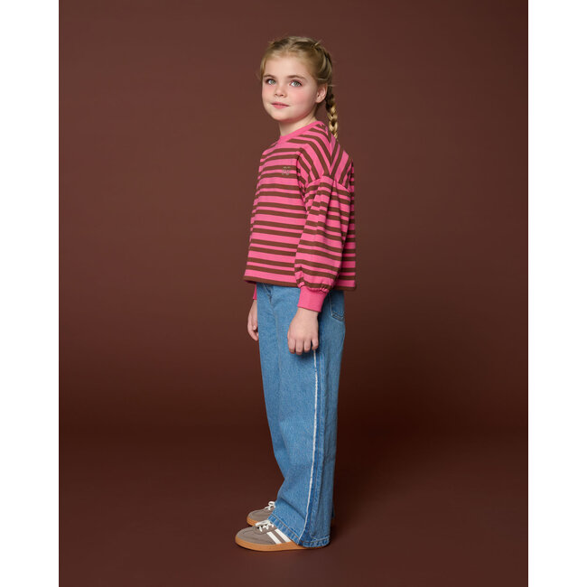 Easy Sweater Stripe | Stripe Pink/Brown