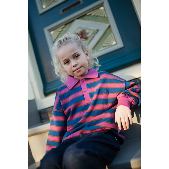 Polo Sweater | Stripe