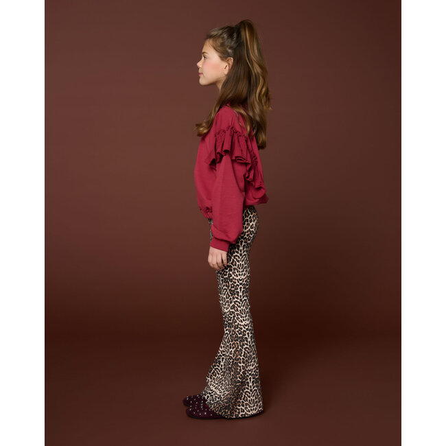 Sweater Ruffles | Garnet