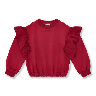 Sweater Ruffles | Garnet