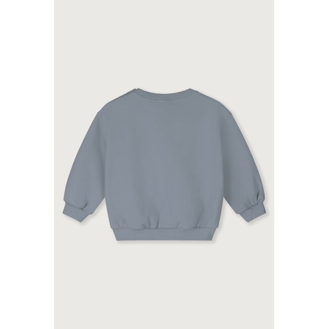 Gray Label Baby Dropped Shoulder Sweater GOTS Stone Gray
