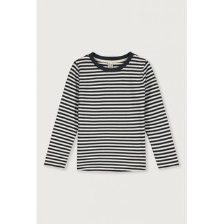 Gray Label L/S Tee GOTS Pirate Black - Cream