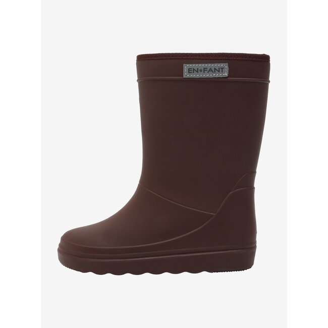 En Fant Thermo Boots Solid Coffee Bean