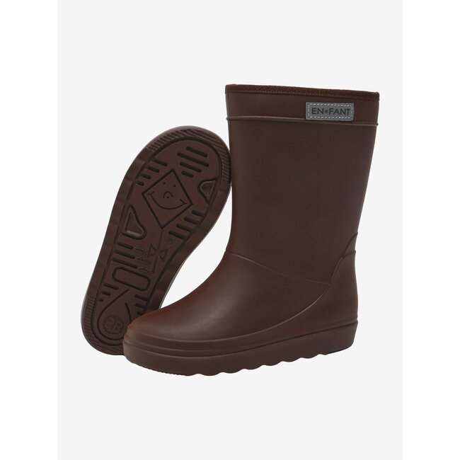 En Fant Thermo Boots Solid Coffee Bean