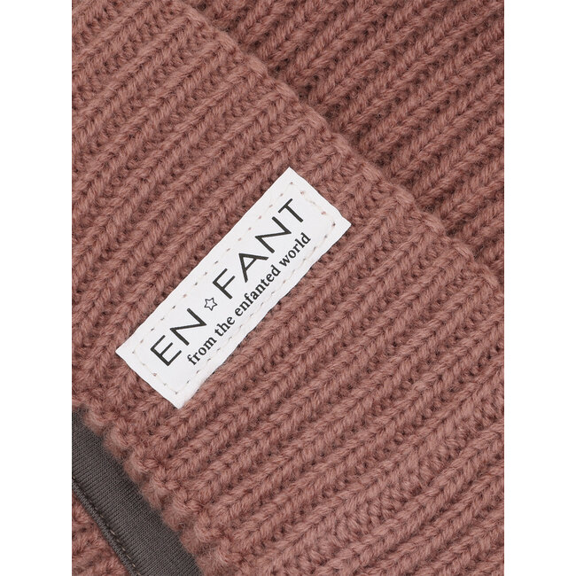 En Fant Beanie w. Lining Burlwood