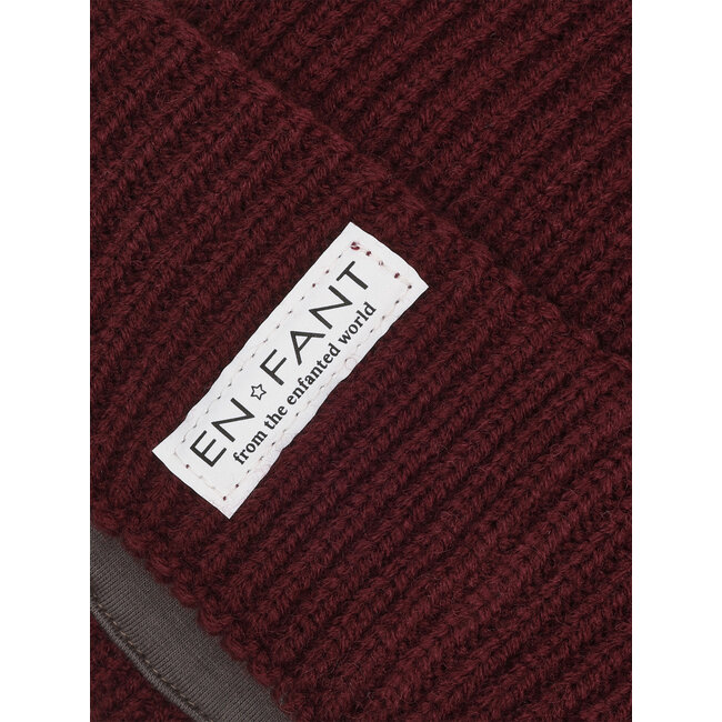 En Fant Beanie w. Lining Port Royale