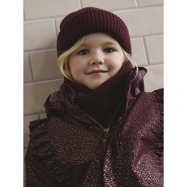 En Fant Beanie w. Lining Port Royale