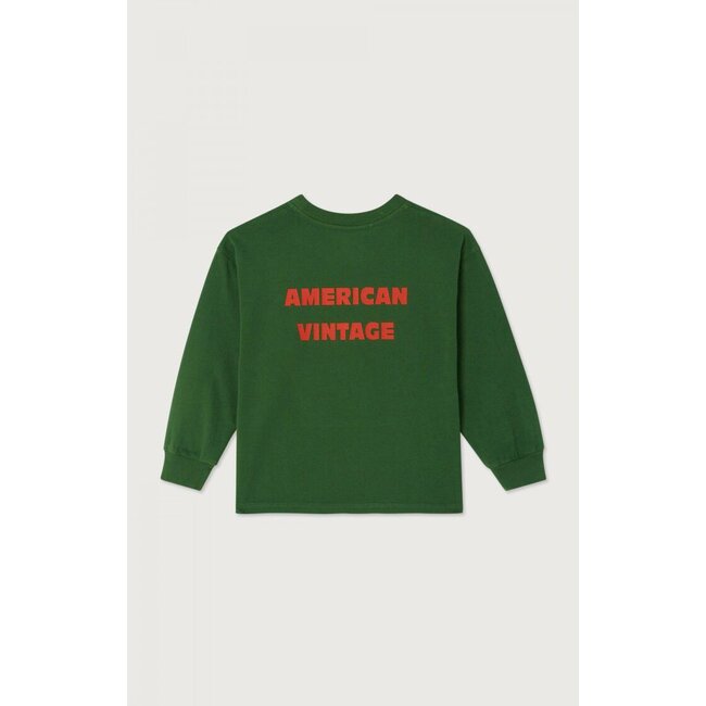 American Vintage FIZVALLEY longsleeve FEUILLAGE VINTAGE