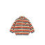 Konges Slojd JODY EMBROIDERY TEDDY JACKET GRS TANGERINE STRIPE