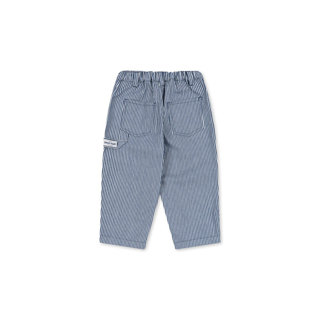 Konges Slojd LUC PANTS GOTS BLUE STRIPE1