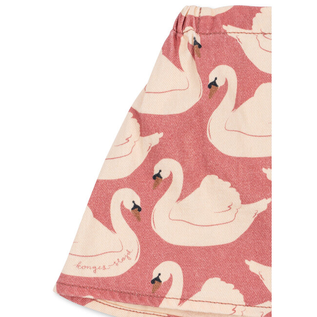 Konges Slojd MAGOT SKIRT GOTS SWAN ROSE