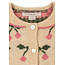 Konges Slojd BELOU COLLAR CARDIGAN CHERRY