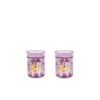 Konges Slojd 2 PACK GLITTER CUPS KITTY GELATERIA