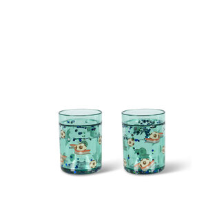 Konges Slojd 2 PACK GLITTER CUPS Kick it