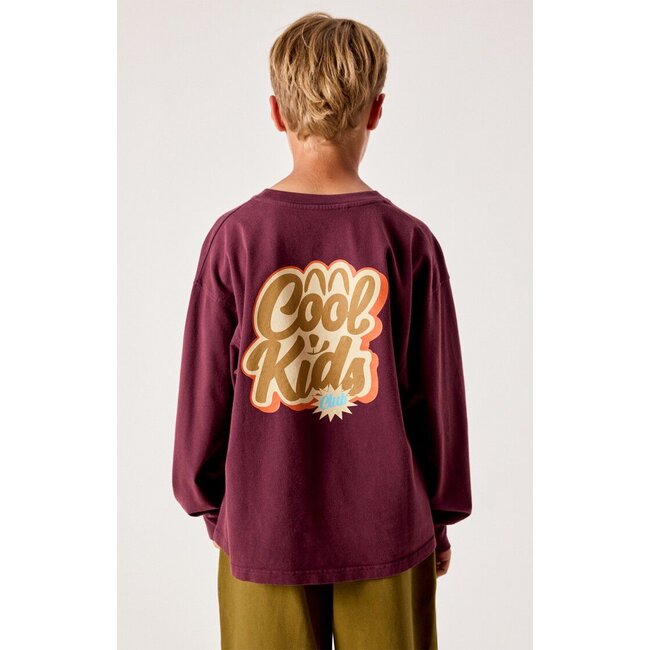 American Vintage FIZVALLEY longsleeve AUBERGINE VINTAGE