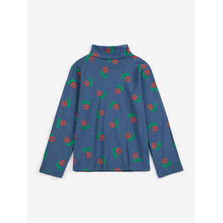 Bobo Choses Stamp Bloom all over turtle neck T-shirt