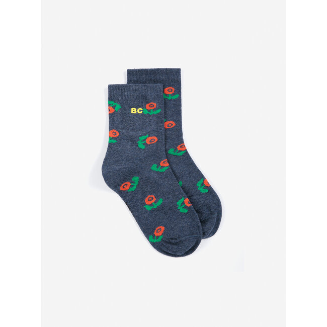 Bobo Choses Stamp Bloom all over short socks