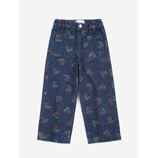 Bobo Choses Stamp Bloom all over denim pants