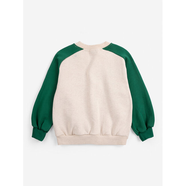 Bobo Choses Mr. Footish raglan sweatshirt