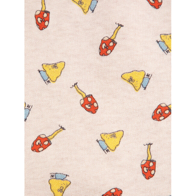 Bobo Choses Mush Monster Duo all over sweatshirt baby