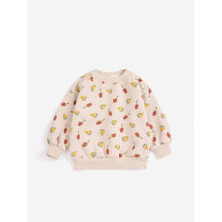 Bobo Choses Mush Monster Duo all over sweatshirt baby