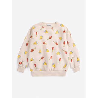 Bobo Choses Mush Monster Duo all over sweatshirt