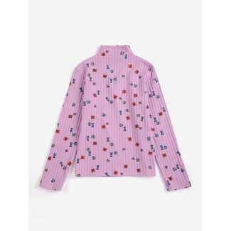 Bobo Choses Blossom all over turtleneck T-shirt