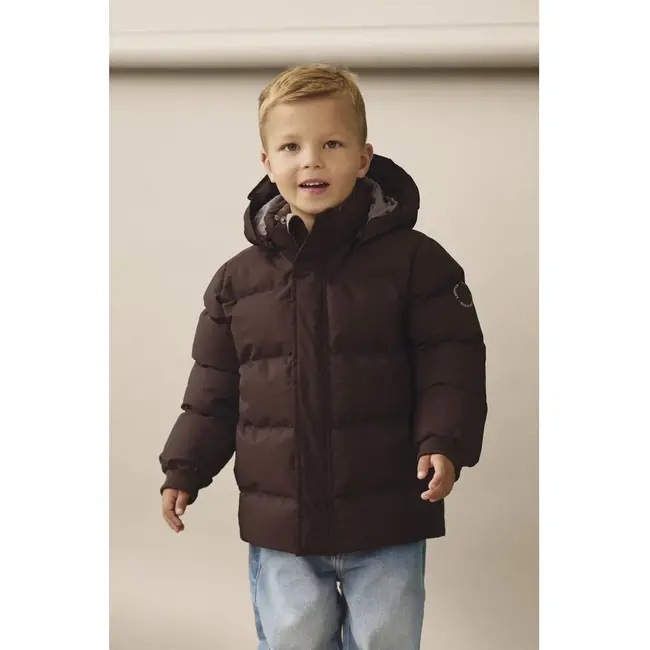 En Fant Jacket Quilt. Solid Coffee Bean