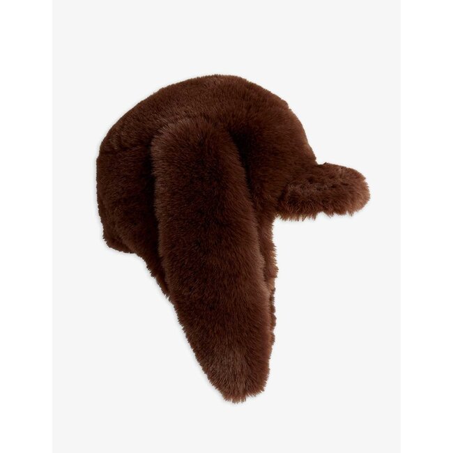 Mini Rodini Rabbit ear faux fur cap