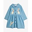 Mini Rodini LW denim rabbit sp woven dress