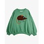 Mini Rodini Elephant shrew chenille sweatshirt Green